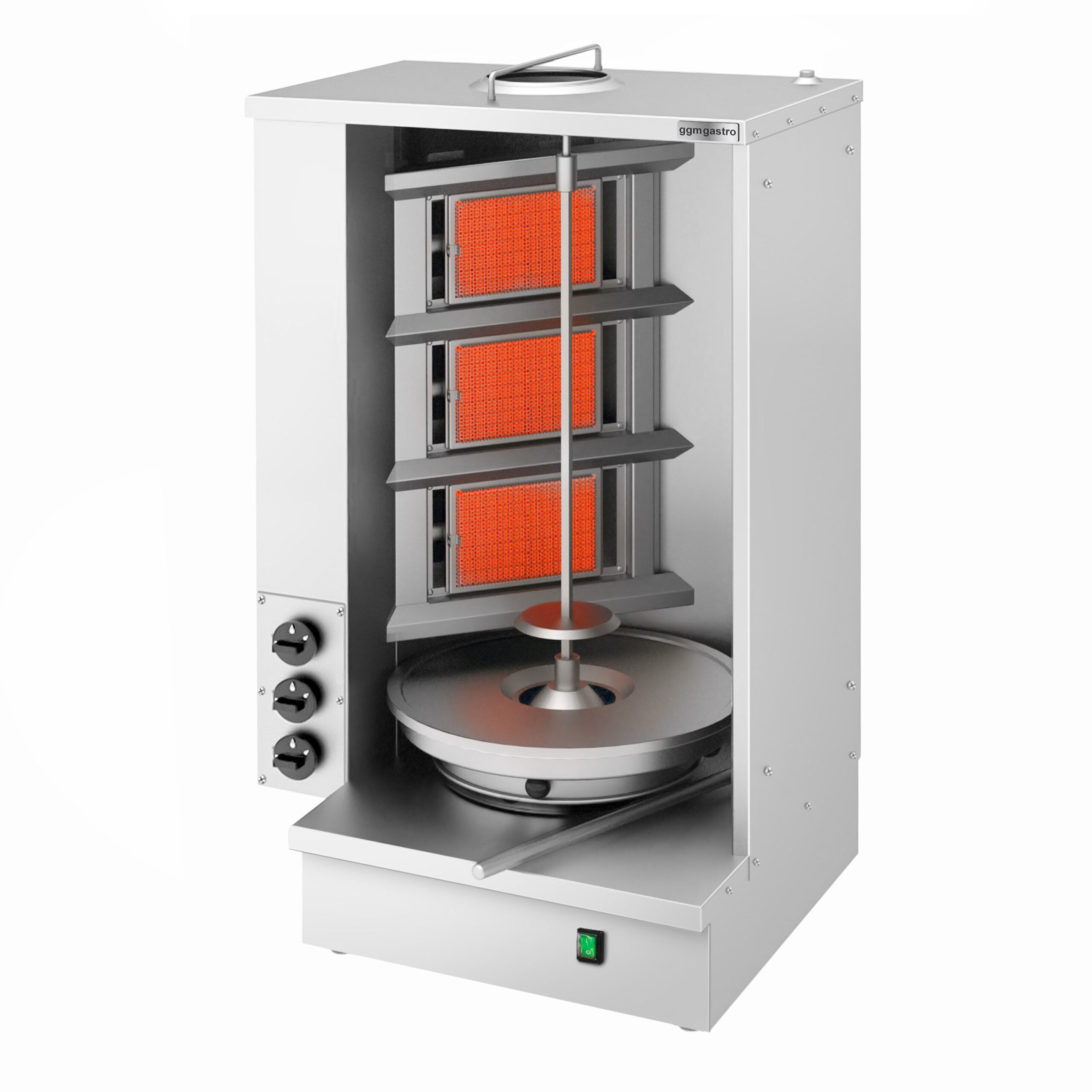 Plynový gril na kebab a gyros (3 horáky) – Obrázok 5