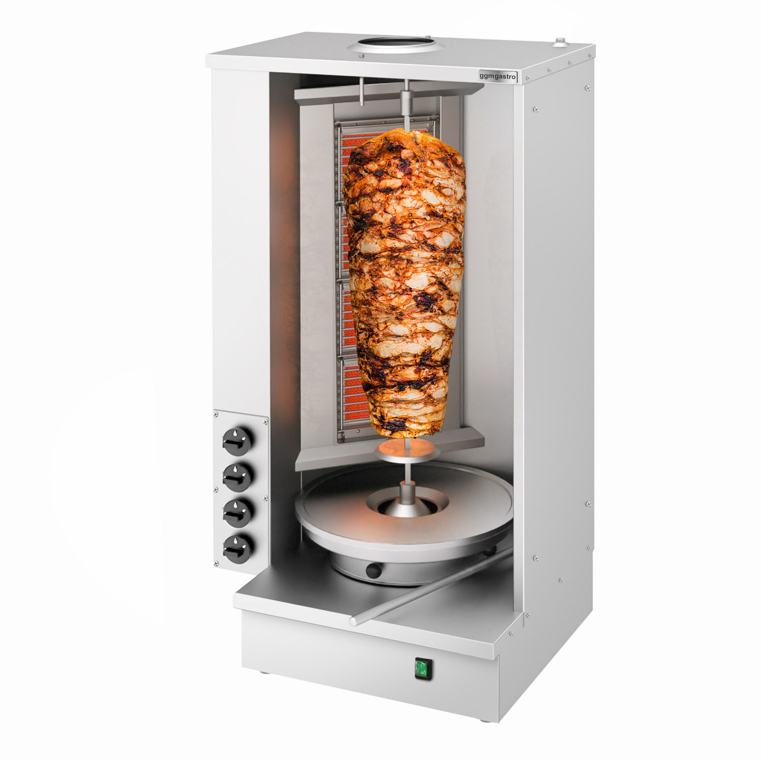 Plynový gril na kebab a gyros (4 horáky) – Obrázok 8