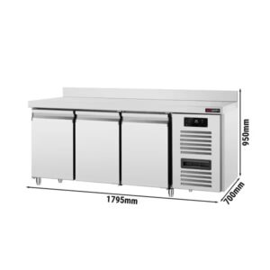 Profesionálny chladiaci stôl — 1795x700 mm, 3 dvere