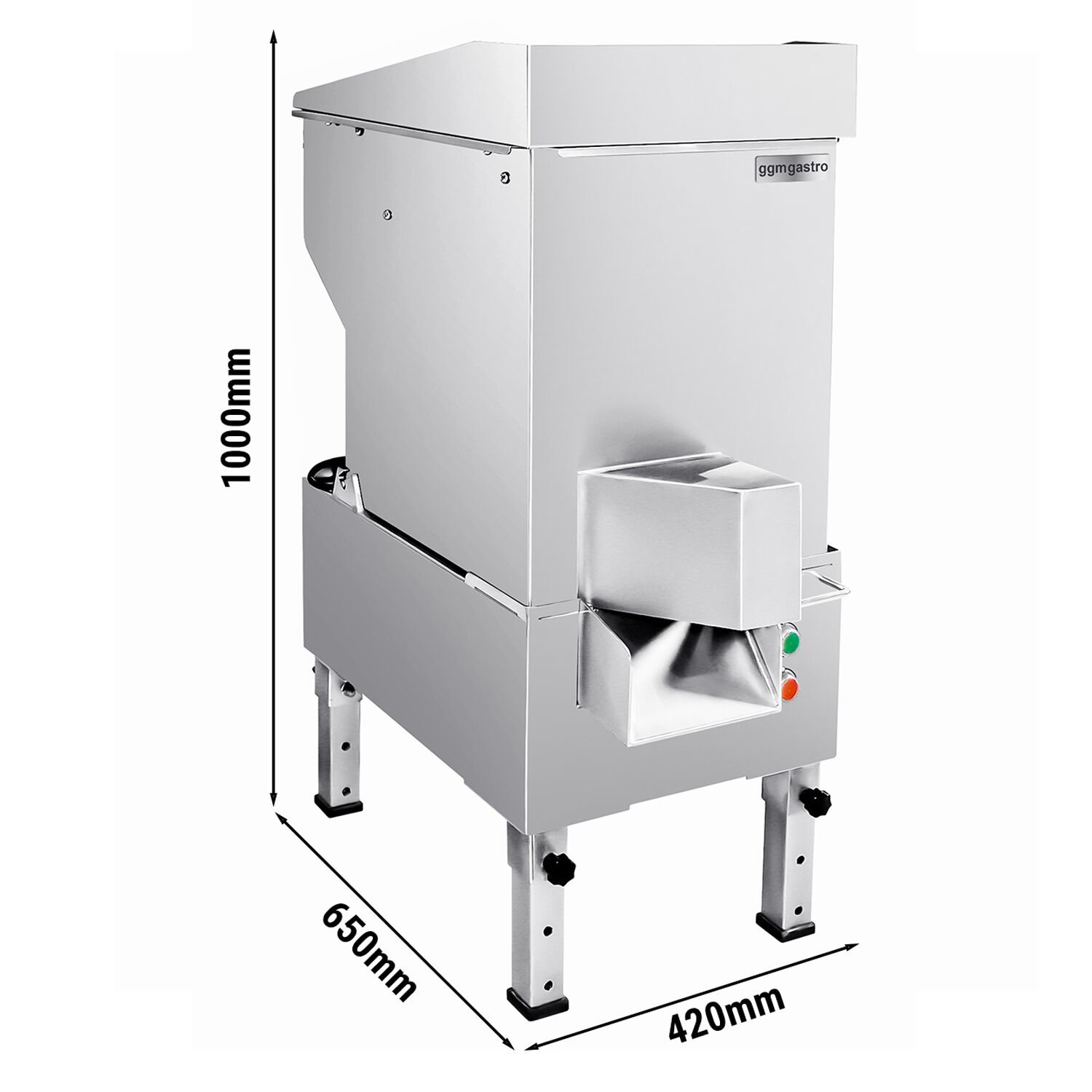 Elektrická krájačka – zemiakov, 1500 kg/h, 370 W, 230 V