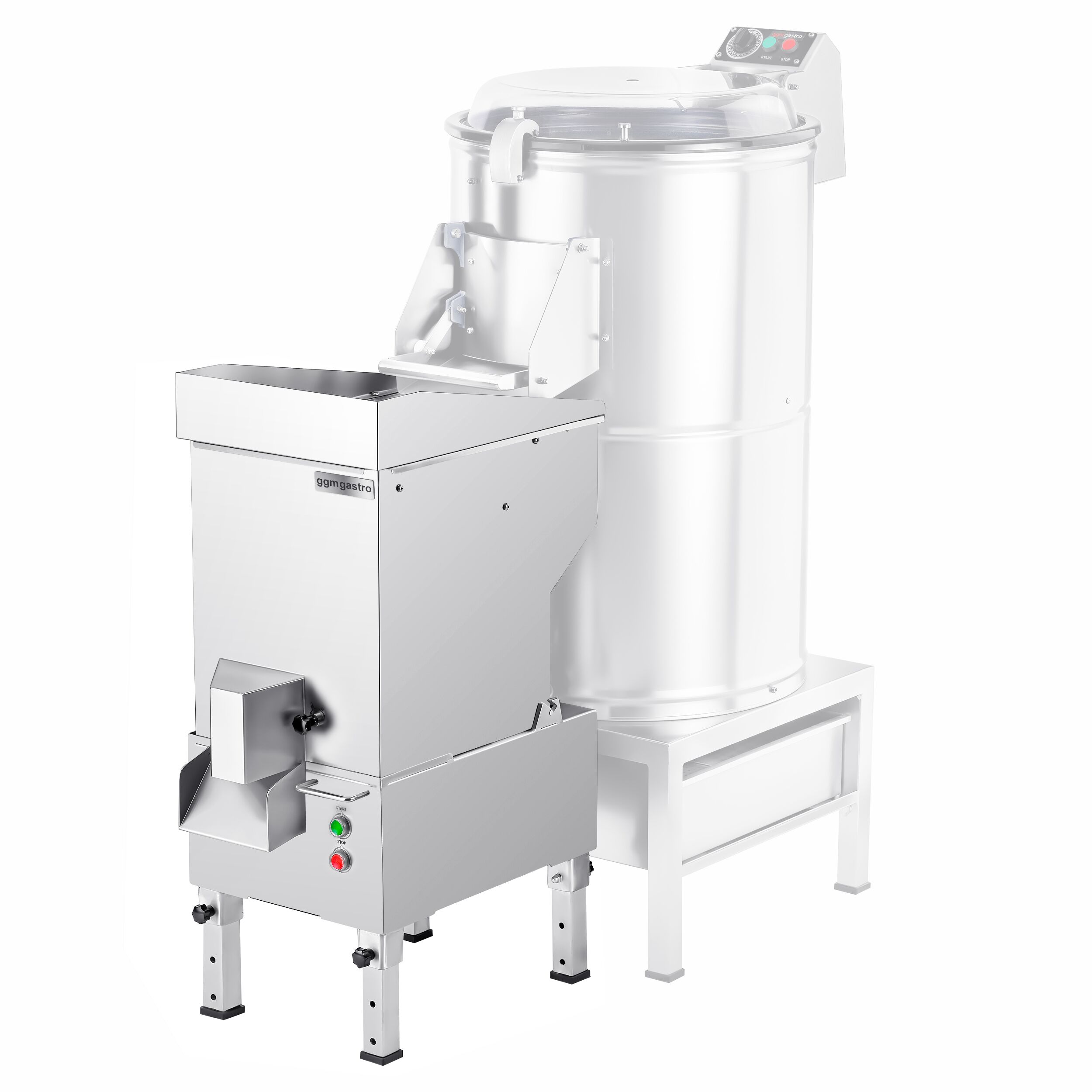 Elektrická krájačka – zemiakov, 1500 kg/h, 370 W, 230 V – Obrázok 6