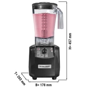 Vysokovýkonný barový mixér – HAMILTON BEACH, model HBH650 - TEMPEST, objem 1,8 litra, výkon 880 W
