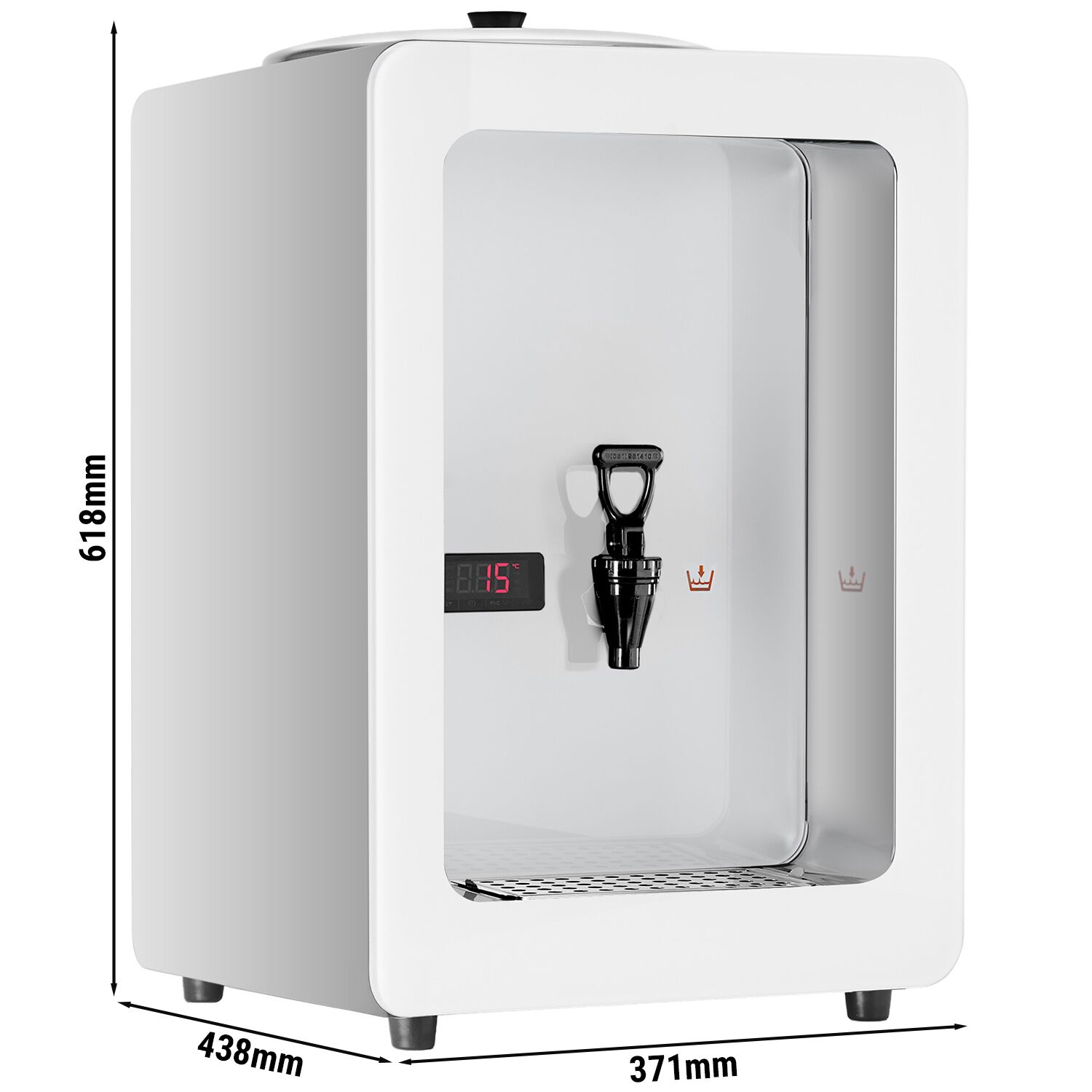 Digitálny ohrievač mlieka – PREMIUM, objem 10 litrov, biely