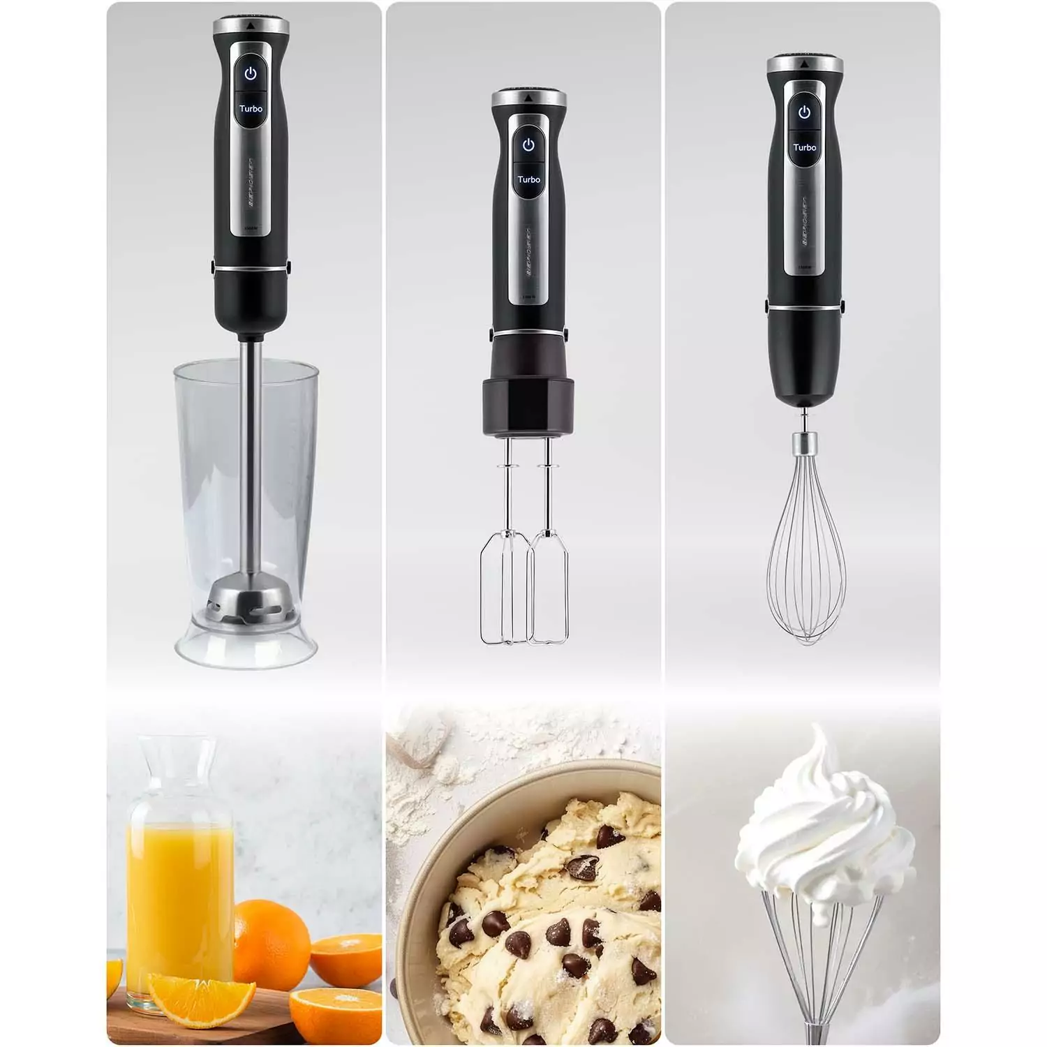 Výkonný ručný mixér — 1500 W, BD-754 Berdsen – Obrázok 3