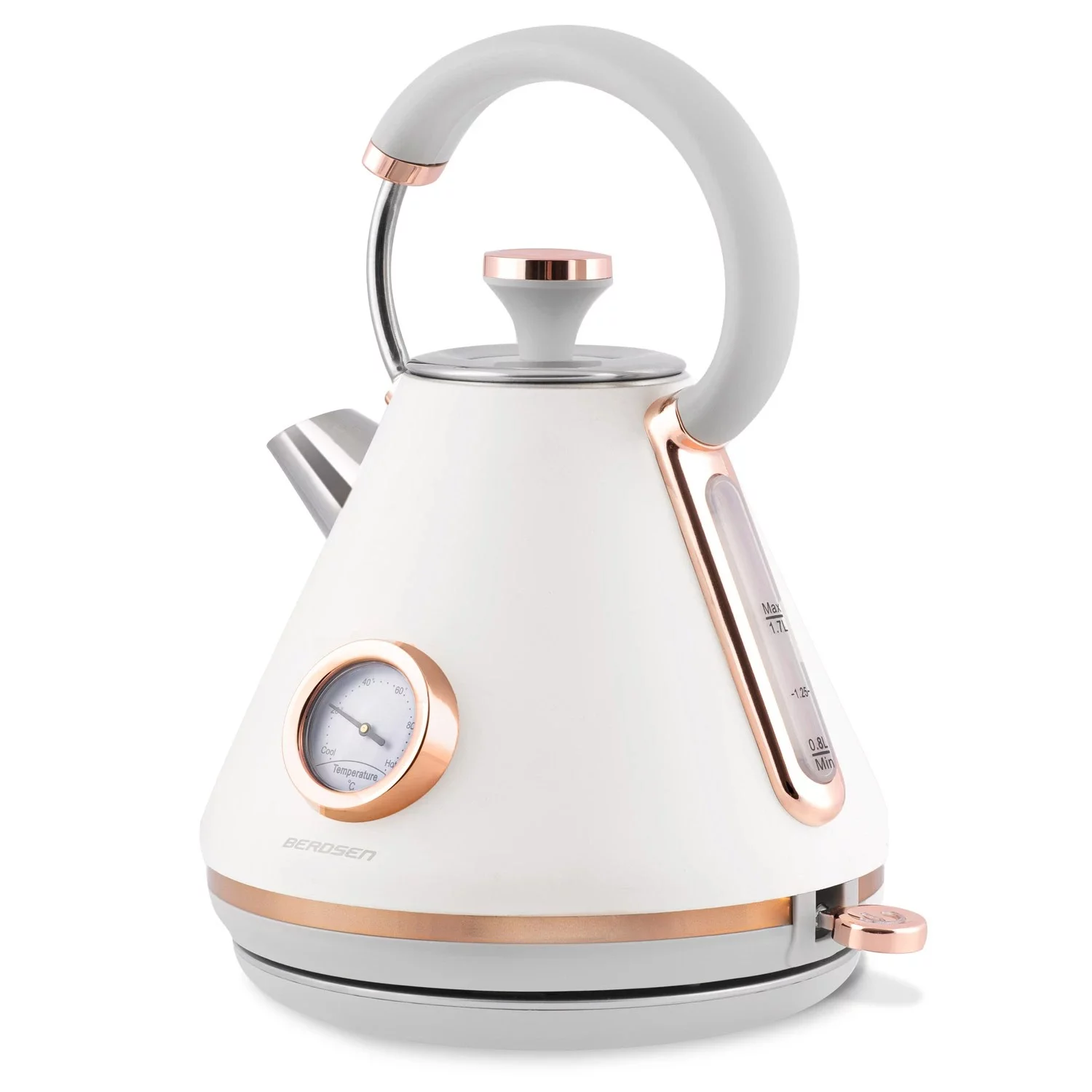 Rýchlovarná kanvica s teplomerom — 1.7L BD-701 – Obrázok 2