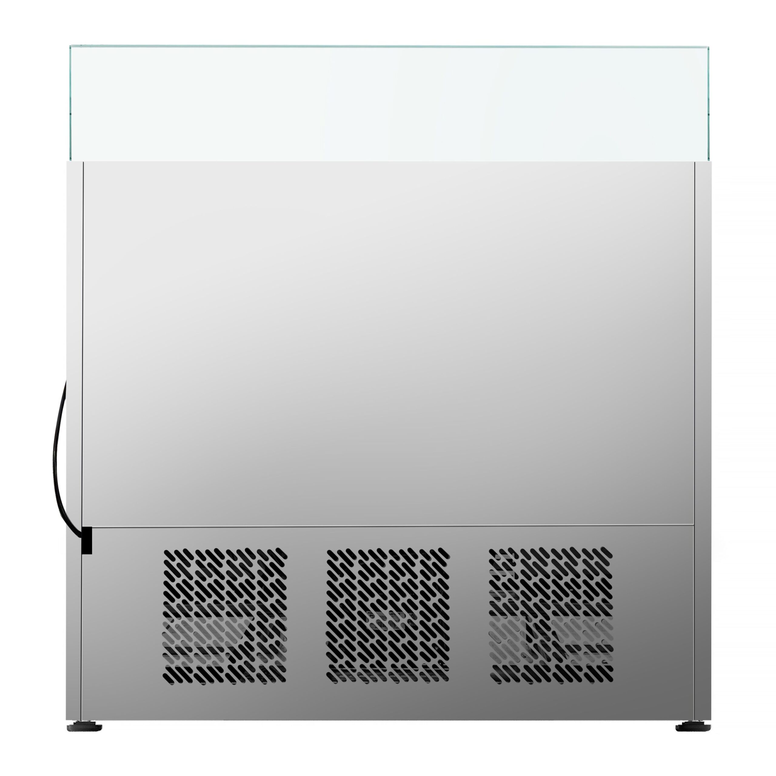 Chladiaca saladeta Premium PLUS — šírka 1460 mm, 3x dvierka, sklenená nadstavba, pre 8x GN 1/6 – Obrázok 5