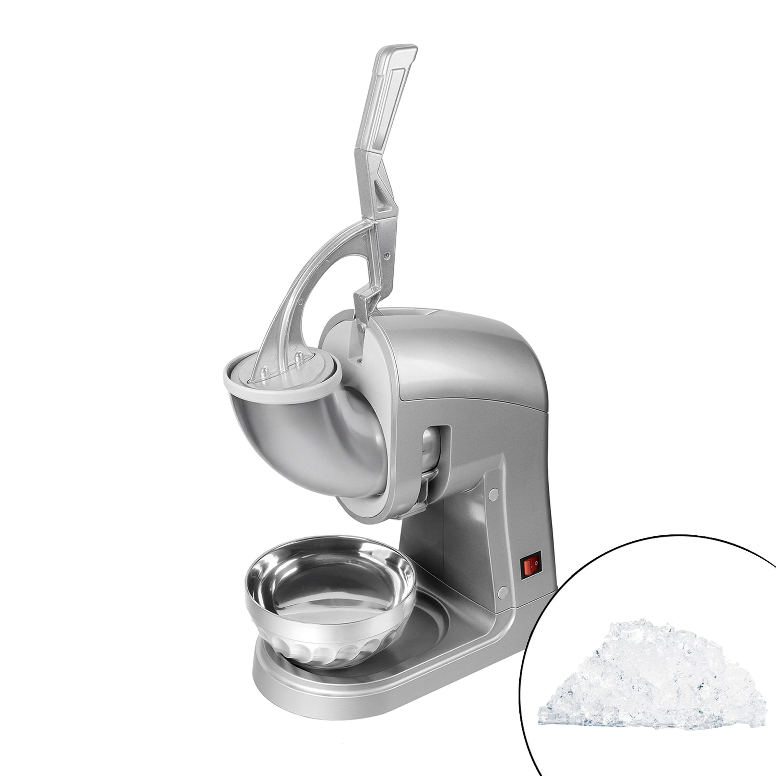 Kompaktný drvič ľadu – na vločkový ľad, výkon 5 kg/min, nerezová oceľ, základný model – Obrázok 5