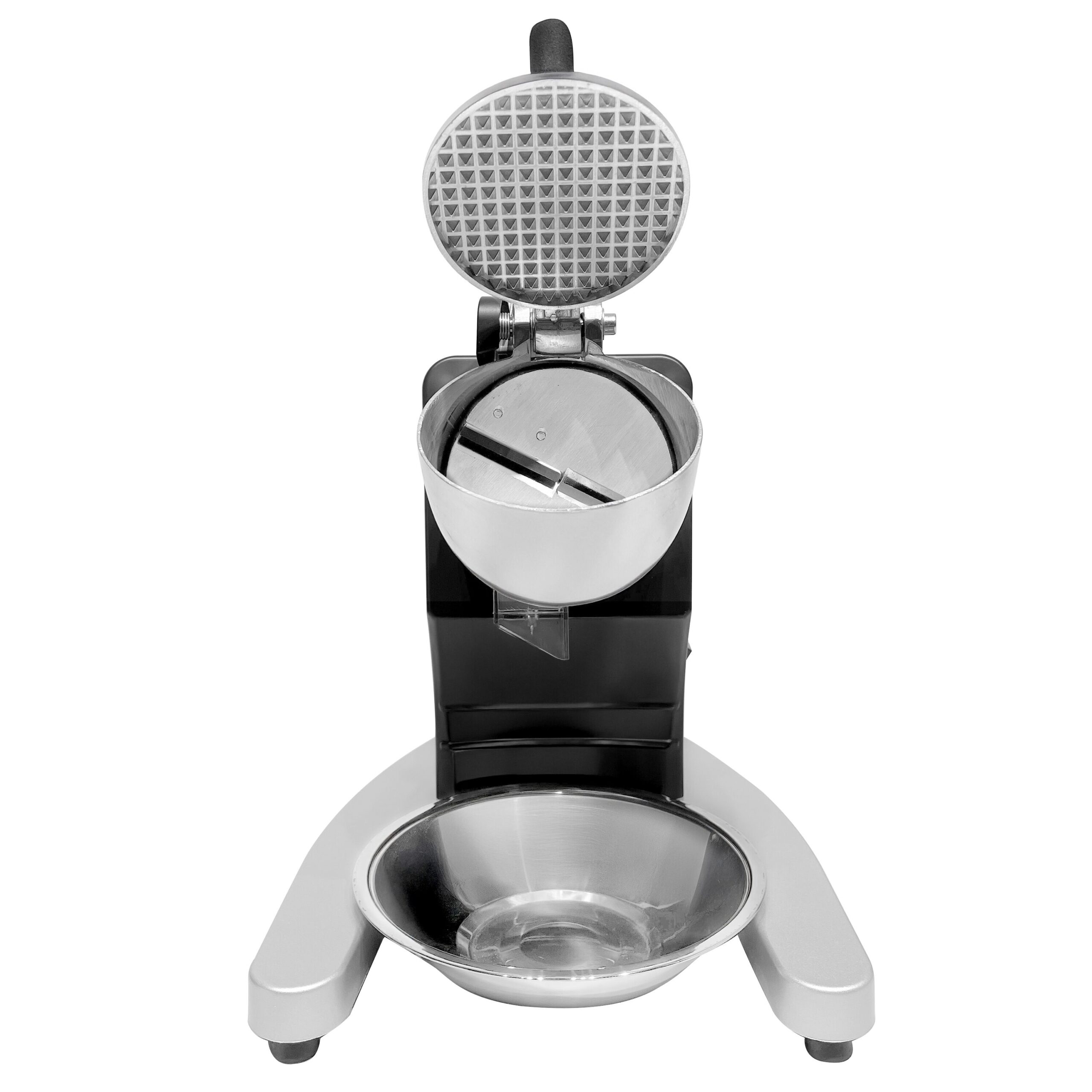 Kompaktný drvič ľadu – na vločkový ľad, výkon 1,6 kg/min, čierny – Obrázok 2