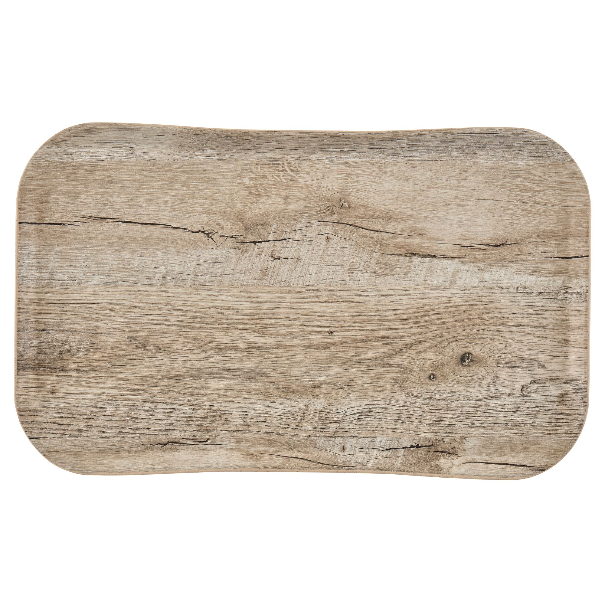 Odolný servírovací podnos Cambro Century™ – súprava 12 ks, zo sklolaminátu, imitácia svetlého dubového dreva, 530 x 370 mm – Obrázok 4