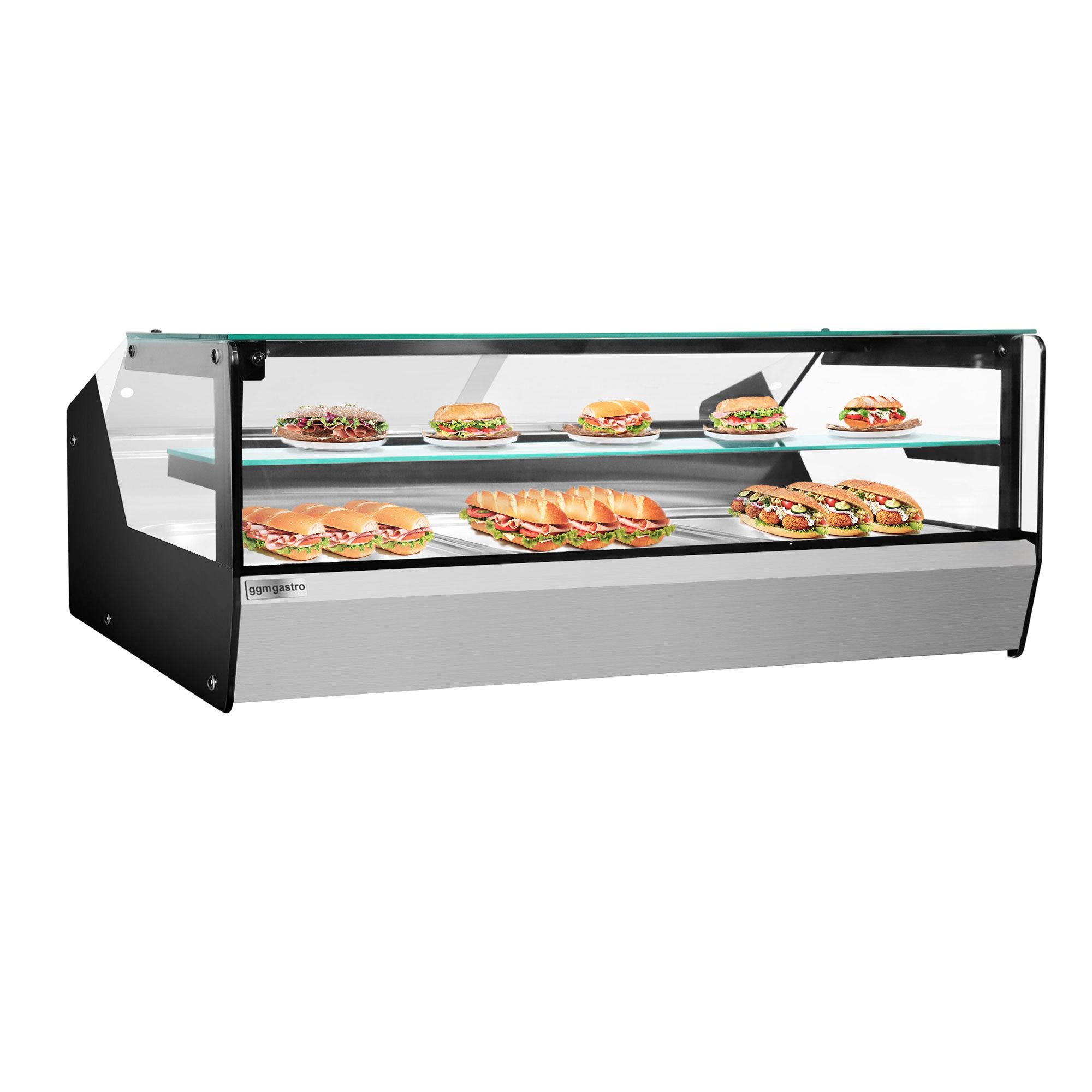 Stolová ohrevná vitrína – šírka 1000 mm, výkon 400 W, kapacita 3x GN 1/1 – Obrázok 5