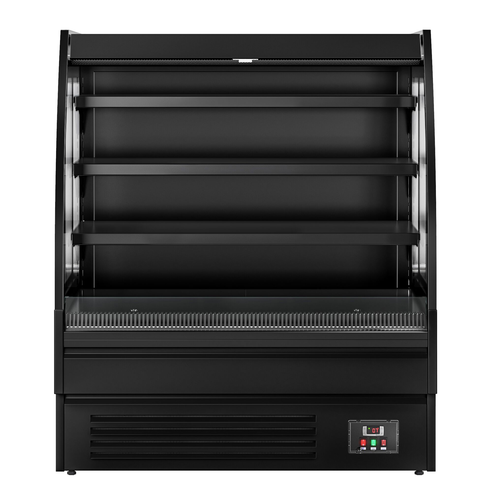 Profesionálny prístenný chladiaci regál — šírka 1200 mm, 380 l, 3 police, LED osvetlenie – Obrázok 4