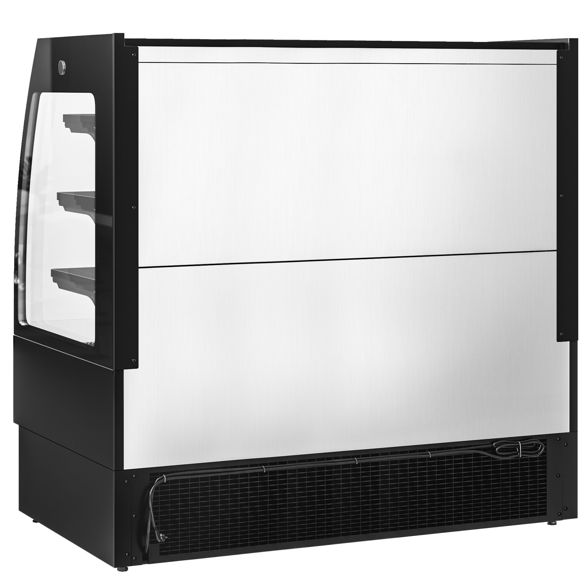 Profesionálny prístenný chladiaci regál — šírka 1500 mm, 480 l, 3 police, LED osvetlenie – Obrázok 4