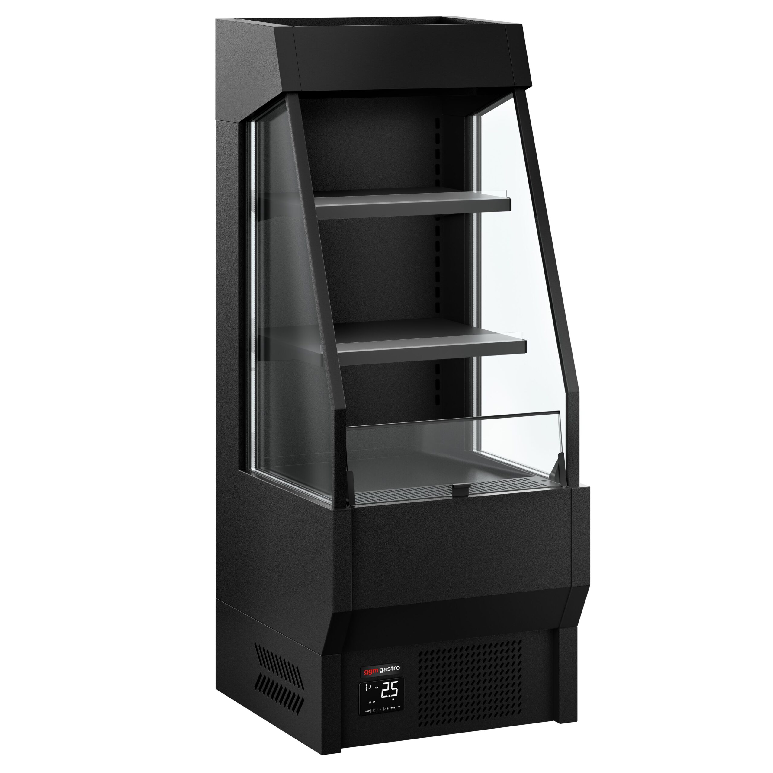 Profesionálny prístenný chladiaci regál — šírka 660 mm, 150 l, 2 police, LED osvetlenie – Obrázok 4