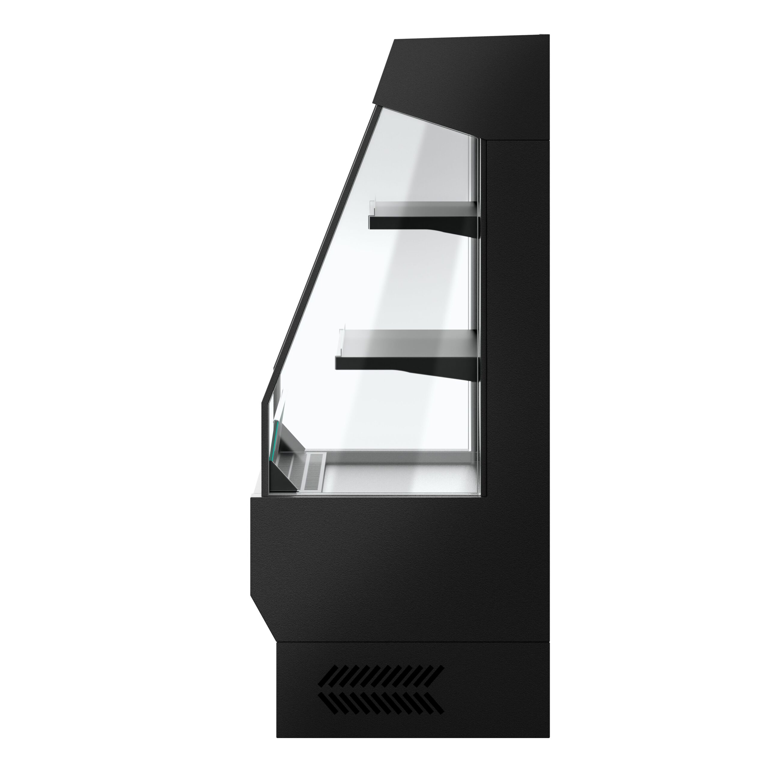 Profesionálny prístenný chladiaci regál — šírka 660 mm, 150 l, 2 police, LED osvetlenie – Obrázok 7