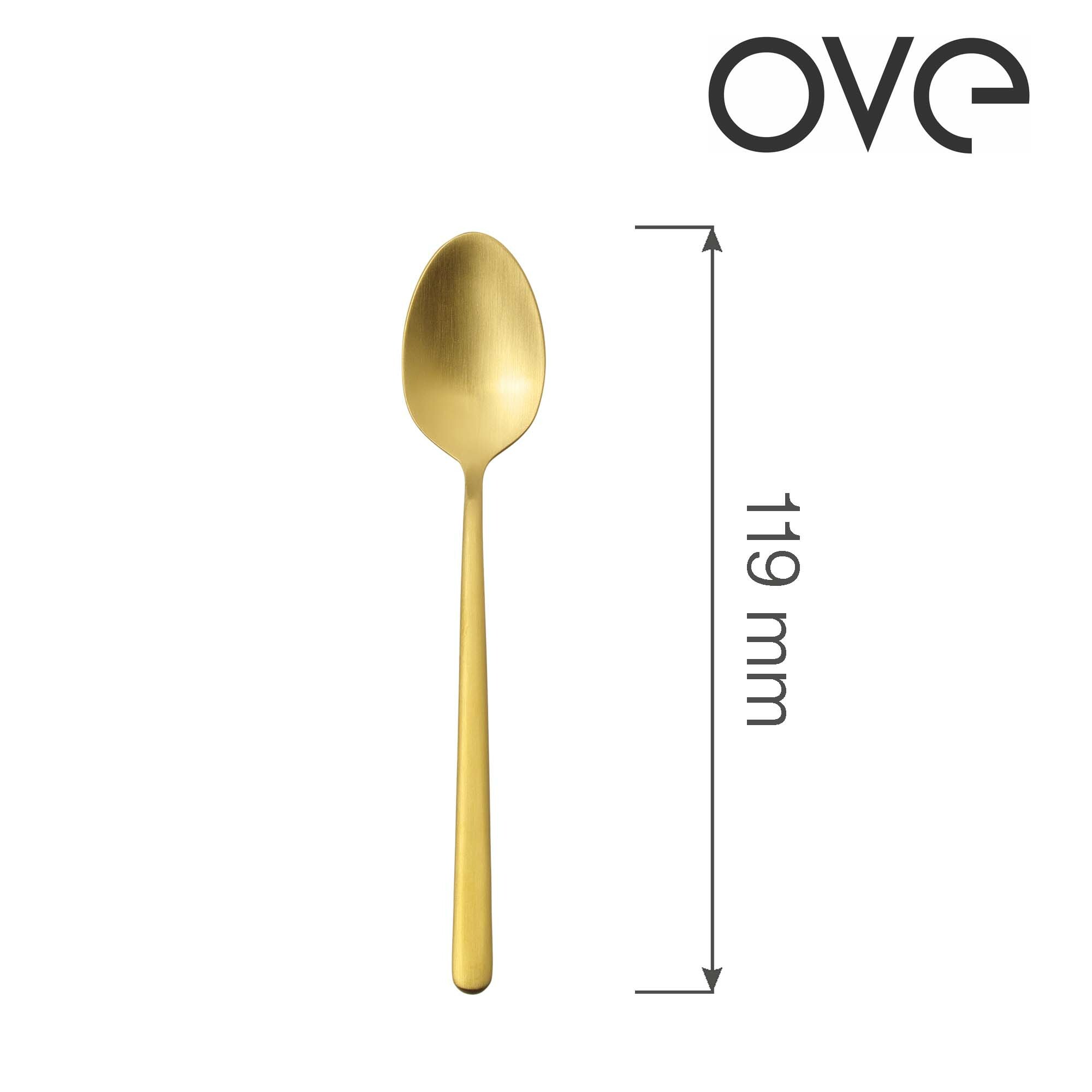Amarone Gold kávová lyžička, OVE, 119 mm, 1 ks