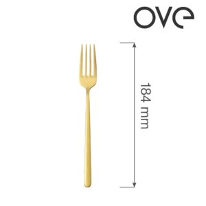 Amarone Gold dezertná vidlička, OVE, 184 mm, 1 ks