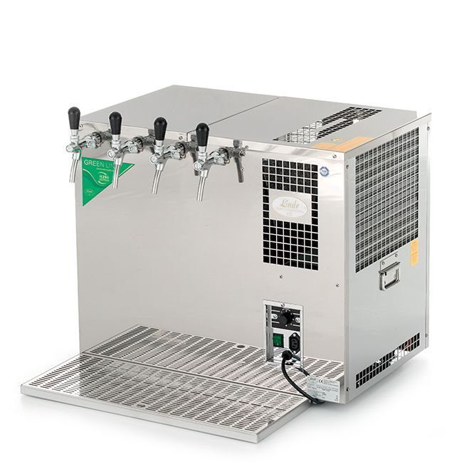 Vodné chladenie na pivo – Lindr, model AS-160 INOX Tropical, 4x chladiaca slučka (kohút)