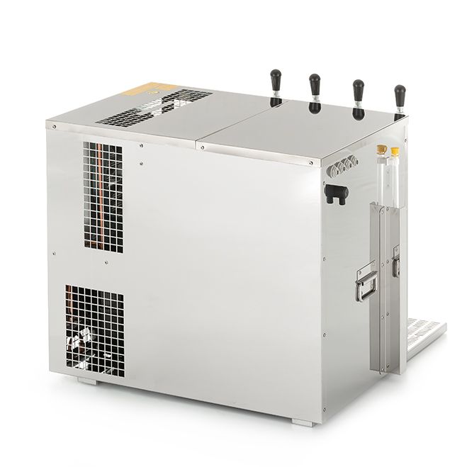 Vodné chladenie na pivo – Lindr, model AS-160 INOX Tropical, 4x chladiaca slučka (kohút) – Obrázok 3