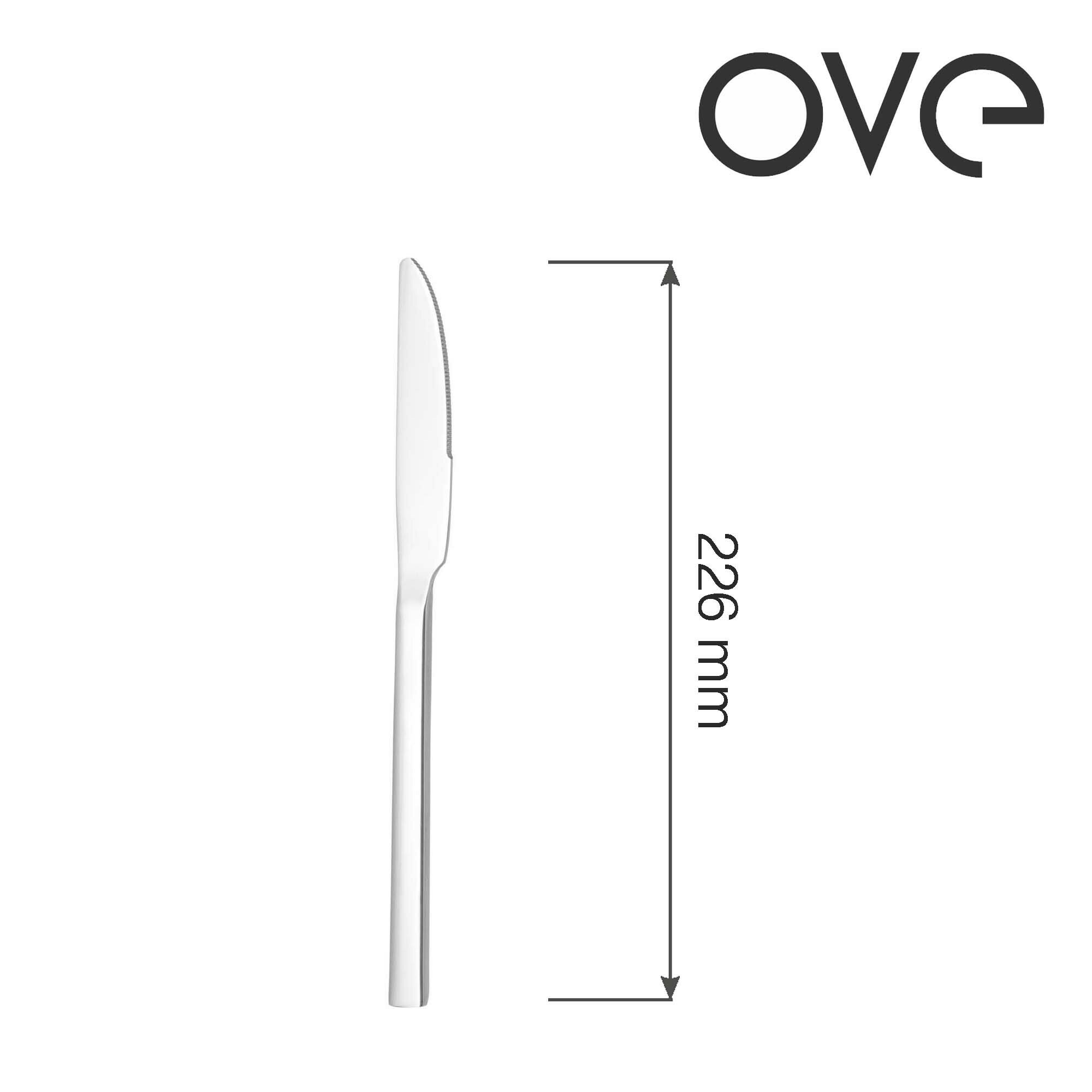Bergen stolový nôž, OVE, 226 mm, sada 12 ks