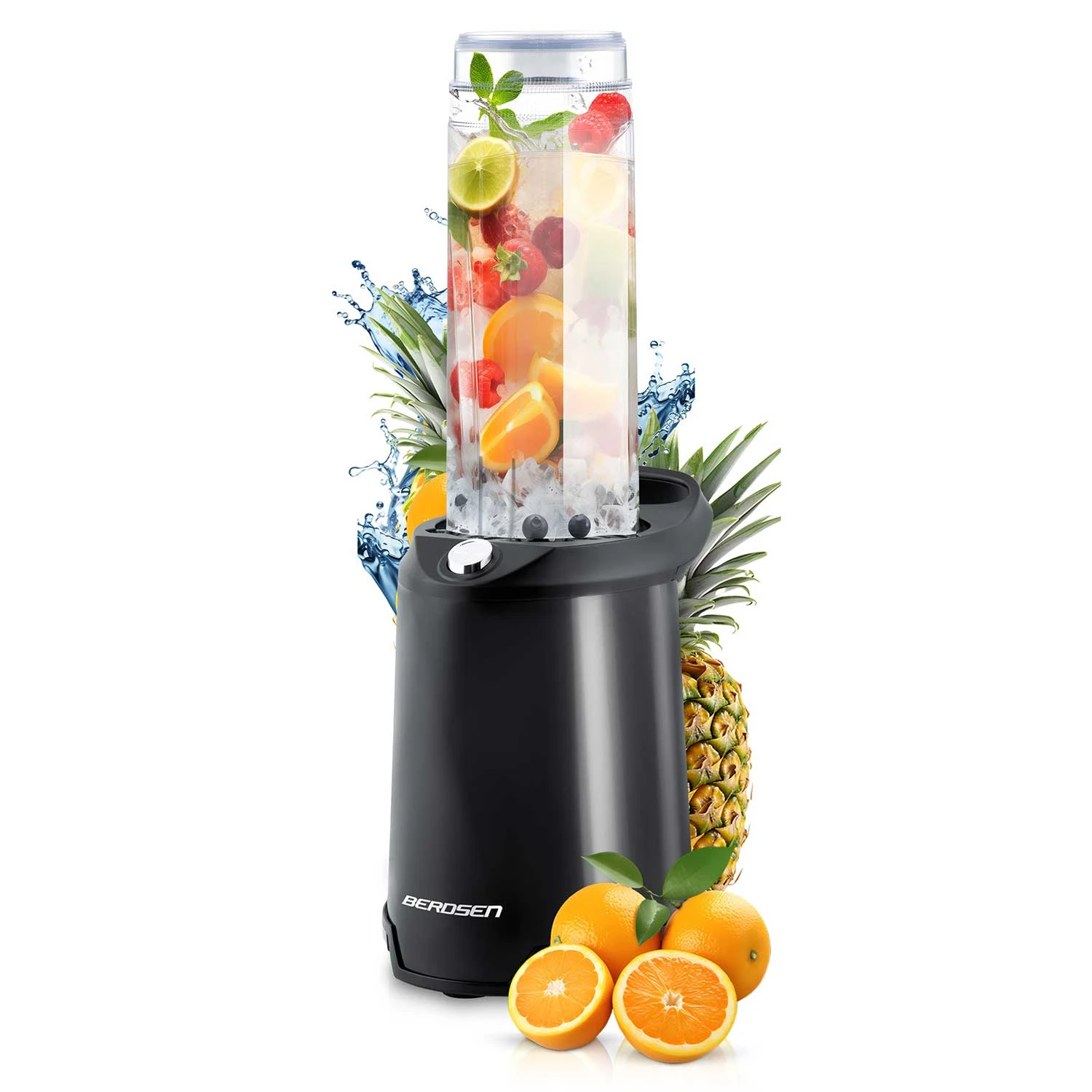 Kompaktný smoothie mixér — 350W, BD-752 Berdsen čierny – Obrázok 3