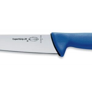 Blokový mäsiarsky nôž Dick ExpertGrip — ergonomický, modrá rukoväť, 21 cm