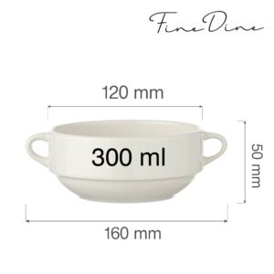 Tradičná miska bujónovka Crema — 300 ml