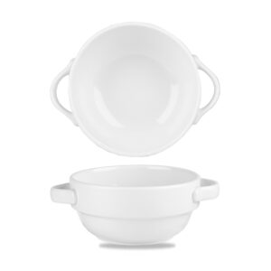 Porcelánový hrniec na polievku s uškami Profile, 360 ml