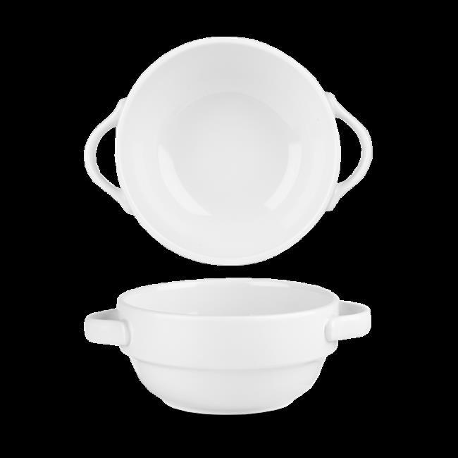 Porcelánový hrniec na polievku s uškami Profile, 360 ml – Obrázok 2
