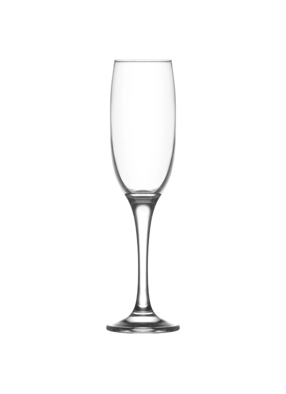 Sklenený pohár – Fame, LAV, na šampanské, 215 ml, 49x230 mm, bal. 6 ks