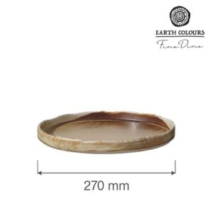 Klasický obedový tanier – plytké vyhotovenie, hlavný priemer 270 mm