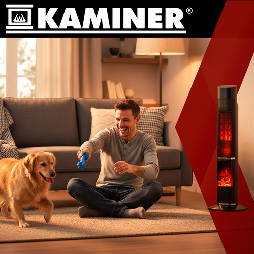 Plameňový ohrievač – Ignisse Kaminer 26401 – Obrázok 3