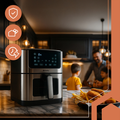 Teplovzdušná domáca fritéza — 8 l | 25512 – Obrázok 3