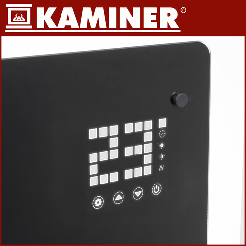 Sklenený ohrievač – elektrický, Zelva Kaminer 26572 – Obrázok 6