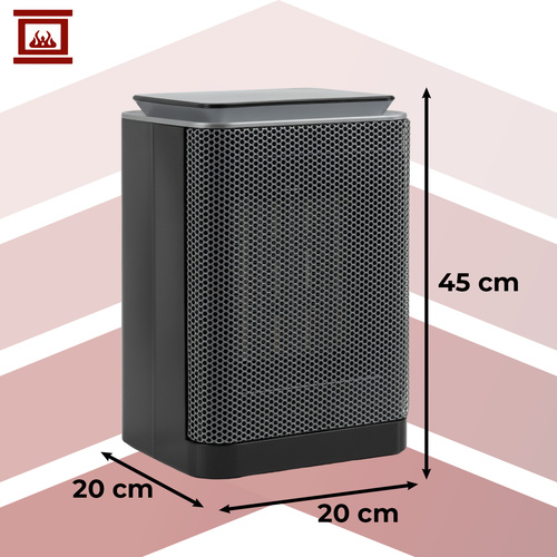 Keramický ohrievač – elektrický, KAMINER LUMNI PTC, úsporný, 1500 W – Obrázok 6