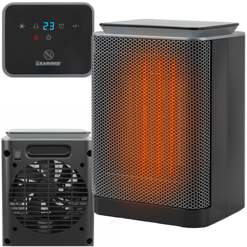 Keramický ohrievač – elektrický, KAMINER LUMNI PTC, úsporný, 1500 W – Obrázok 3