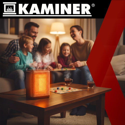 Keramický ohrievač – elektrický, KAMINER LUMNI PTC, úsporný, 1500 W – Obrázok 9