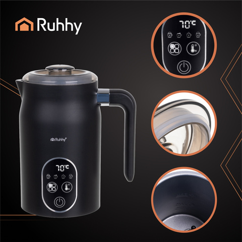 Automatický napeňovač mlieka Ruhhy - s displejom, výkon 500 W – Obrázok 3