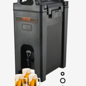 Izolovaný dávkovač nápojov – termo zásobník z LDPE, objem 18,9 l, s výtokovým kohútikom, na mlieko a kávu