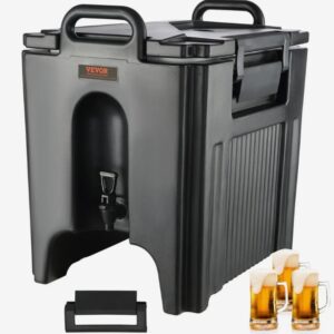 Izolovaný dávkovač nápojov – termo zásobník z LDPE, objem 37,6 l, s výtokovým kohútikom, na mlieko a kávu