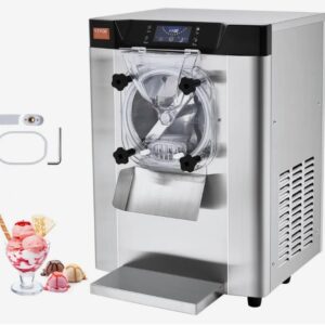 Stolový prístroj na zmrzlinu – profesionálny stroj na točenú zmrzlinu, kapacita 12 l/h, jedna príchuť, nerezový valec 4,5 l, LED panel