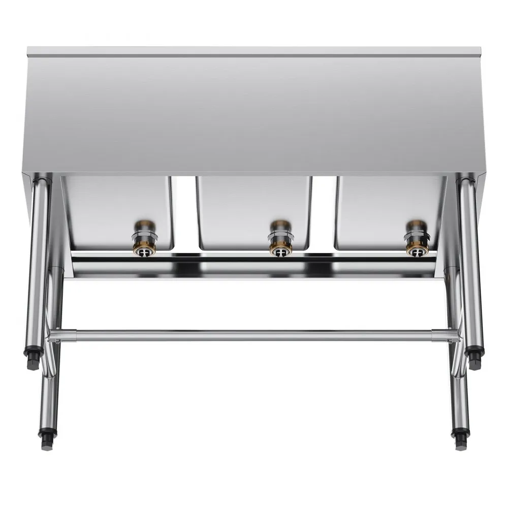 Nerezový trojdrez – s ochranou proti striekajúcej vode, rozmer 978 x 470 x 838 mm – Obrázok 3