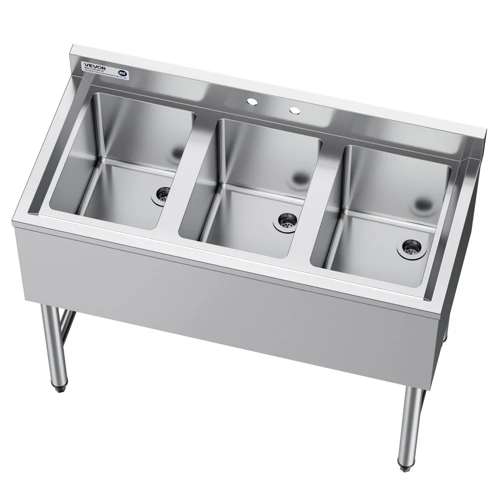 Nerezový trojdrez – s ochranou proti striekajúcej vode, rozmer 978 x 470 x 838 mm – Obrázok 2