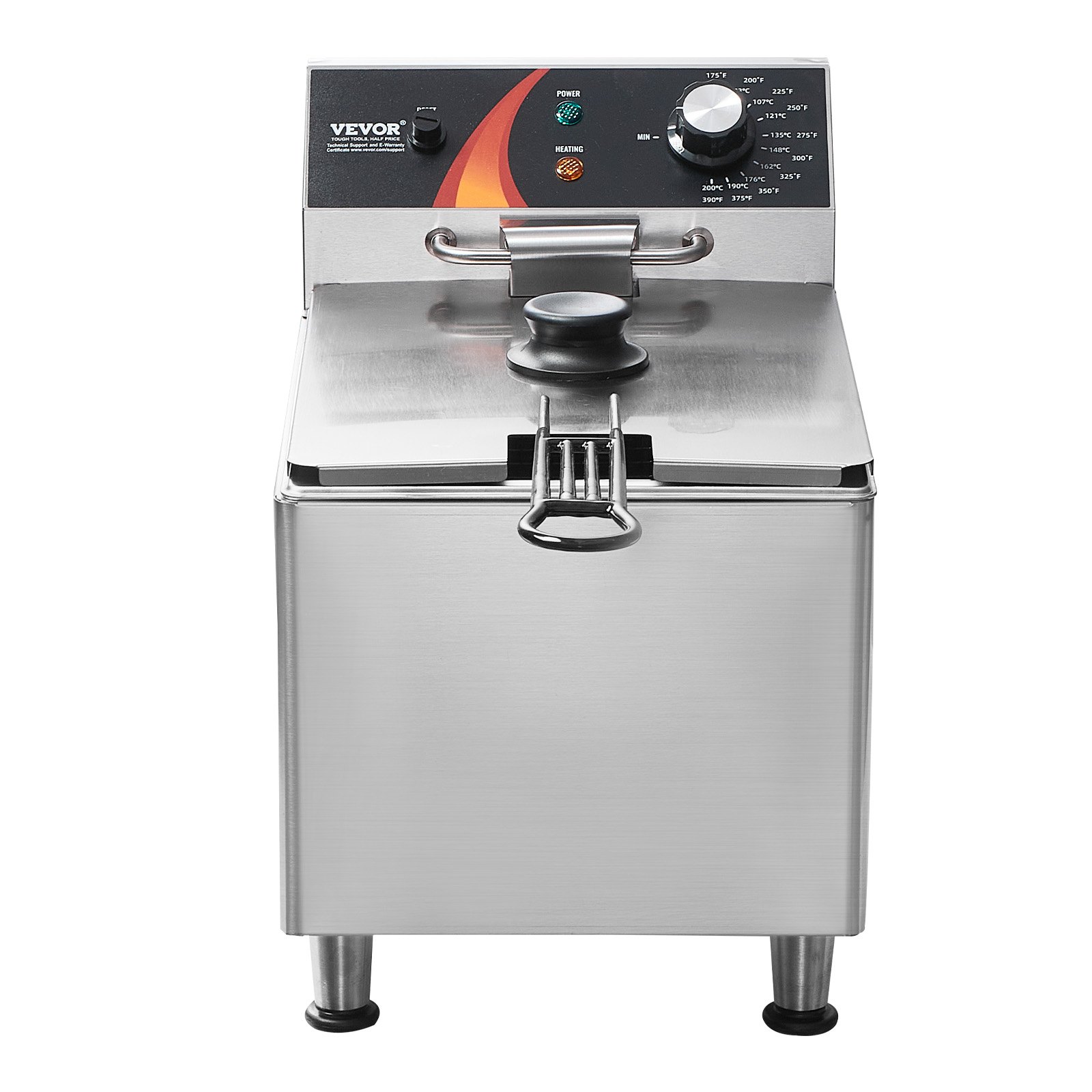 Výkonná elektrická fritéza, 3100 W, 9 l – Obrázok 5