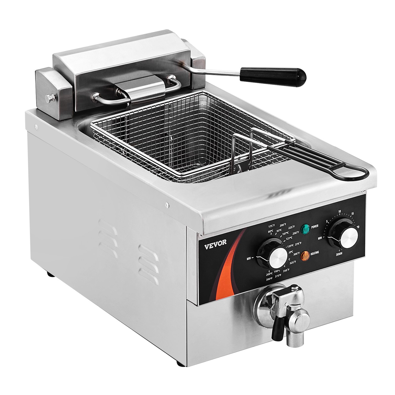 Výkonná elektrická fritéza, 3000 W, 5,9 l – Obrázok 3