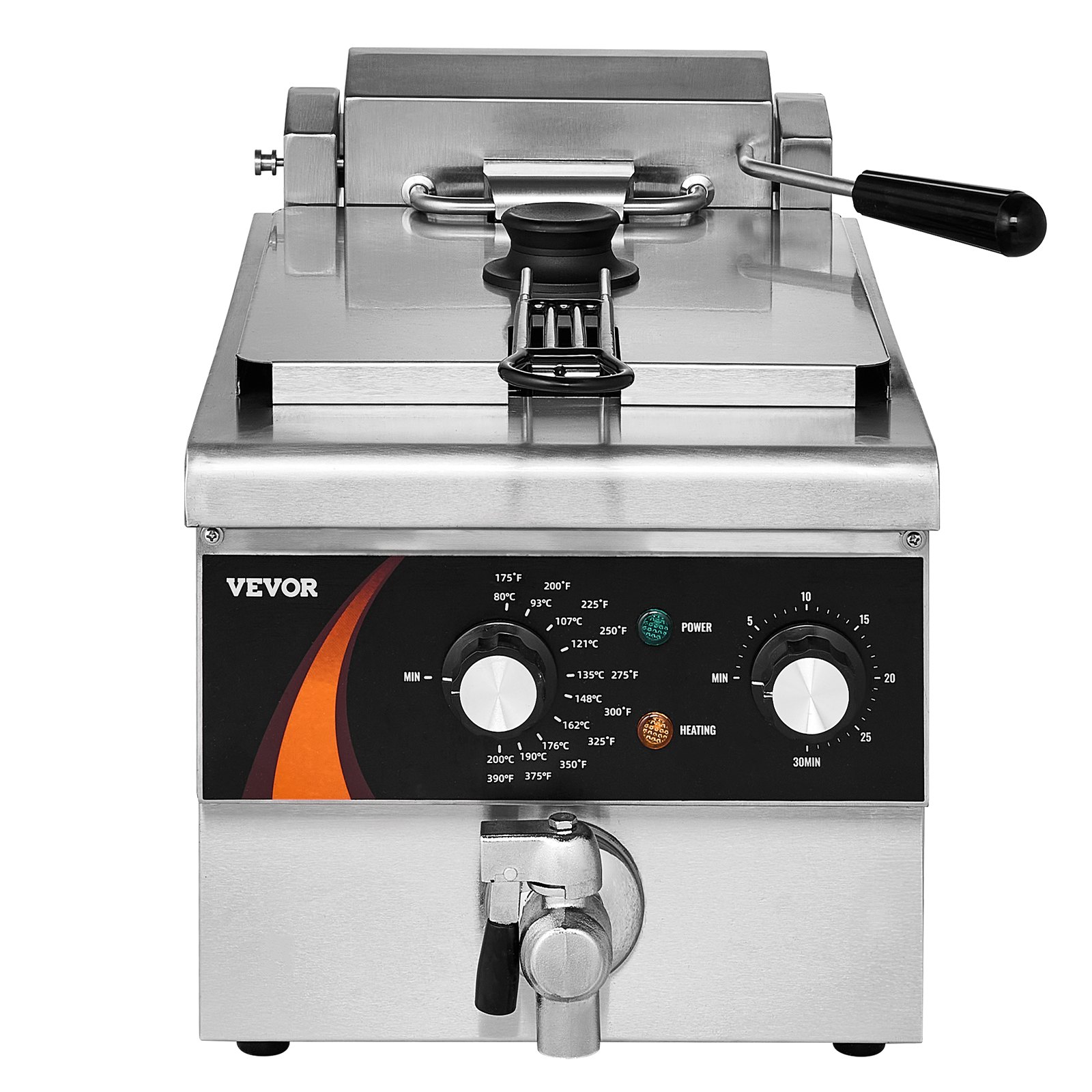 Výkonná elektrická fritéza, 3000 W, 5,9 l – Obrázok 5