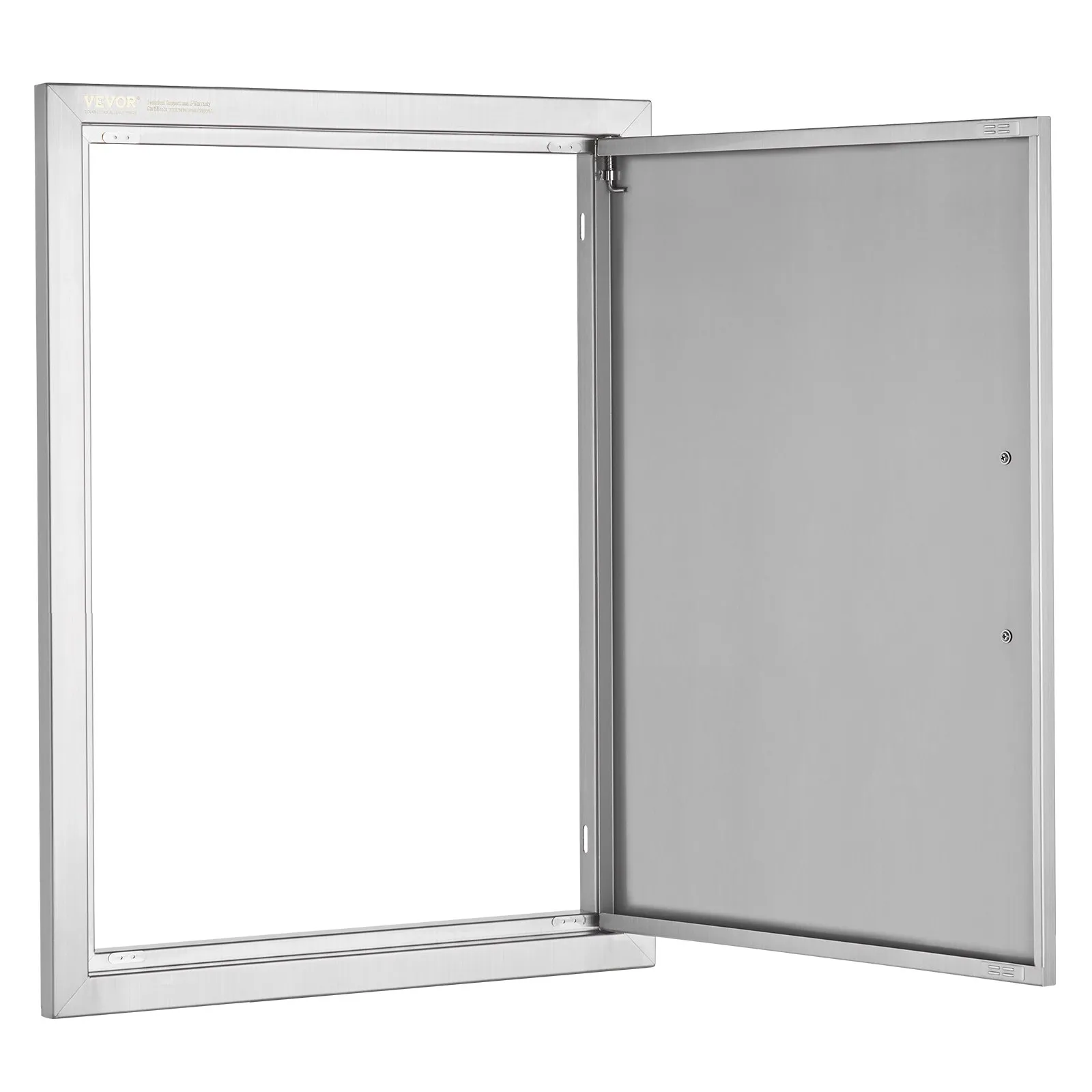 Nerezové prístupové dvierka - jednoduché, zapustené, zvislé nástenné, s úchytkou, rozmery 508 x 686 mm, pre grilovací ostrovček, stanicu a vonkajšiu skrinku – Obrázok 7