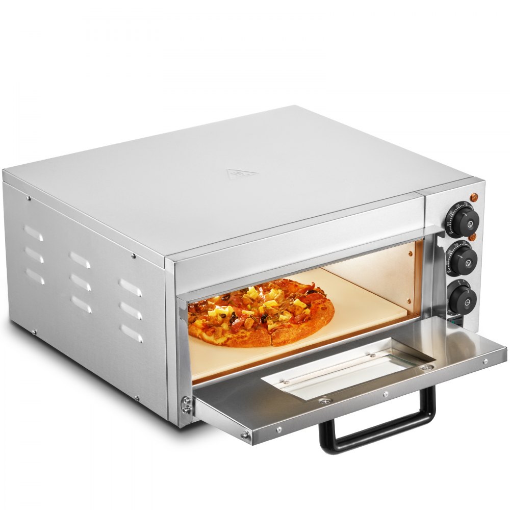 Veľká elektrická pizza pec, 406 mm – Obrázok 2