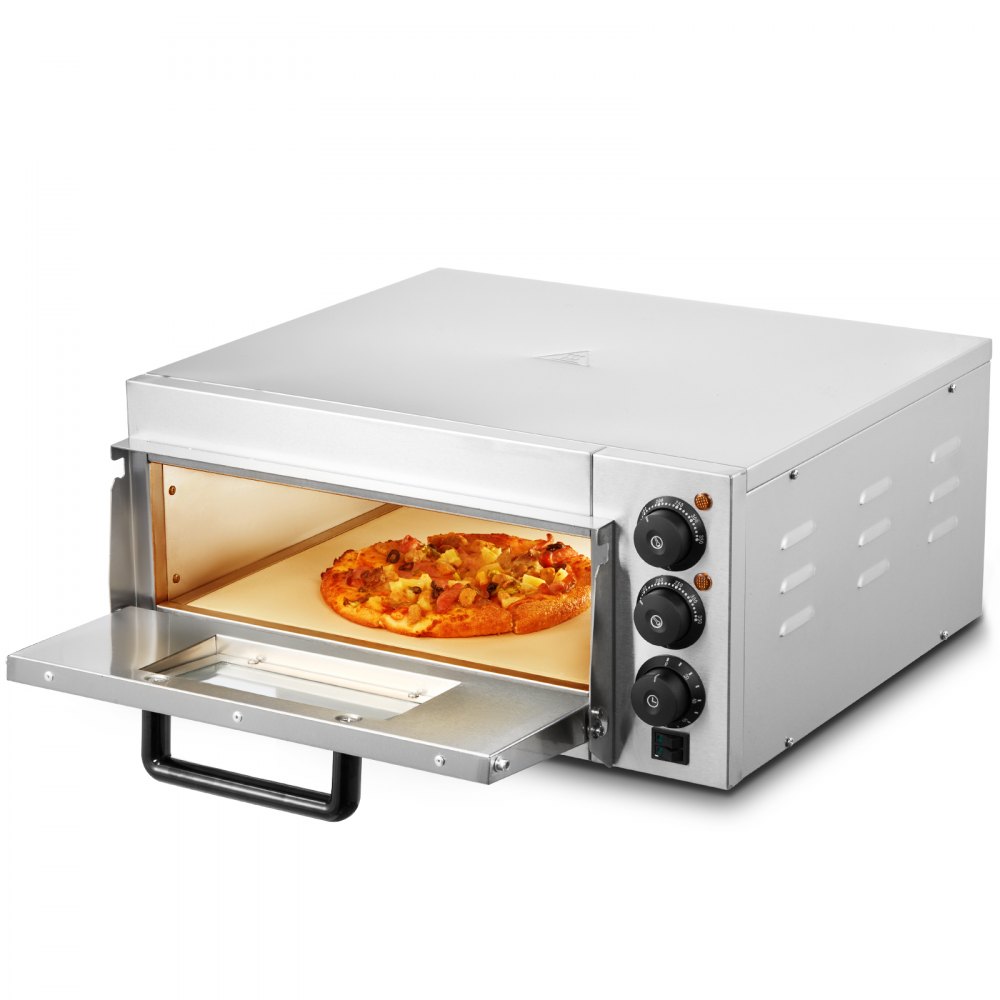 Veľká elektrická pizza pec, 406 mm – Obrázok 4