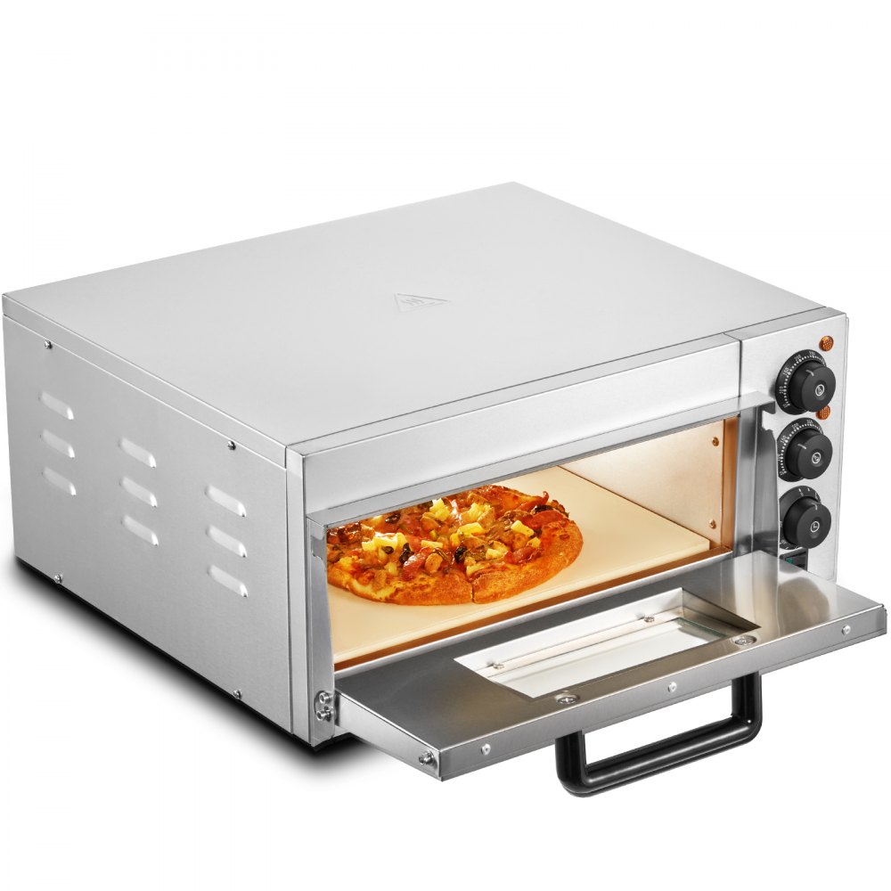 Veľká elektrická pizza pec, 406 mm – Obrázok 3