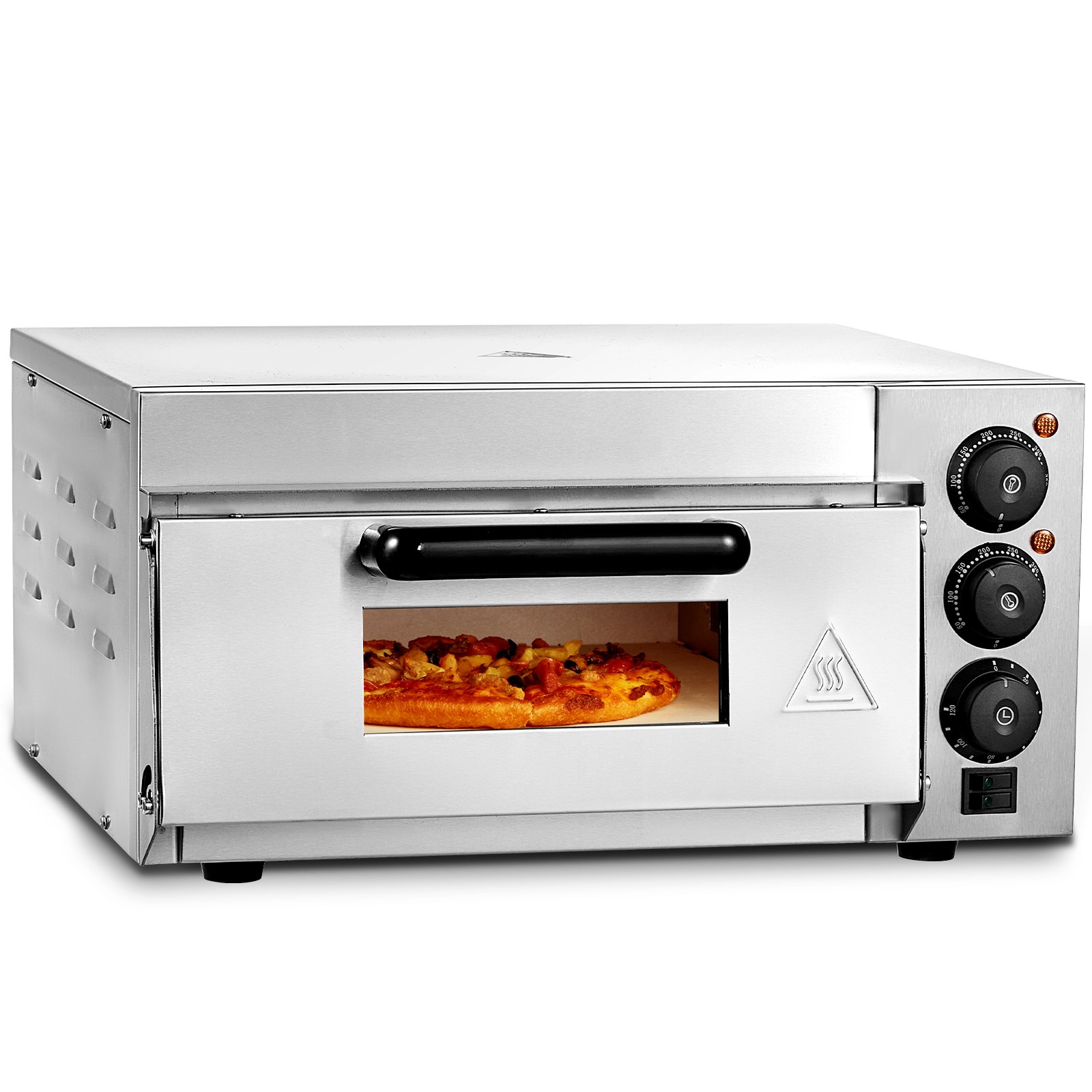 Jednokomorová elektrická pizza pec, 356 mm – Obrázok 4